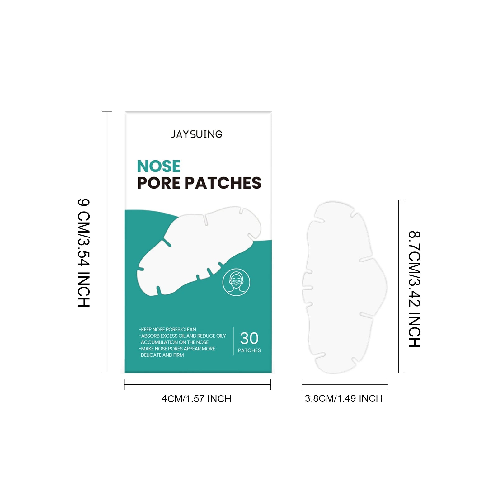 Nose Pore Patches Deep Cleansing Nose Pores Strips Remove Blackheads Nose Cleaning Patch For Nose Pores Pimples Zits And Oil